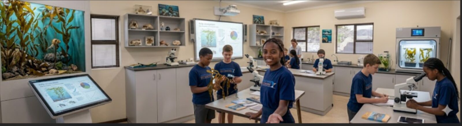 Learning at Overstrand Coastal Academy, Pringle Bay