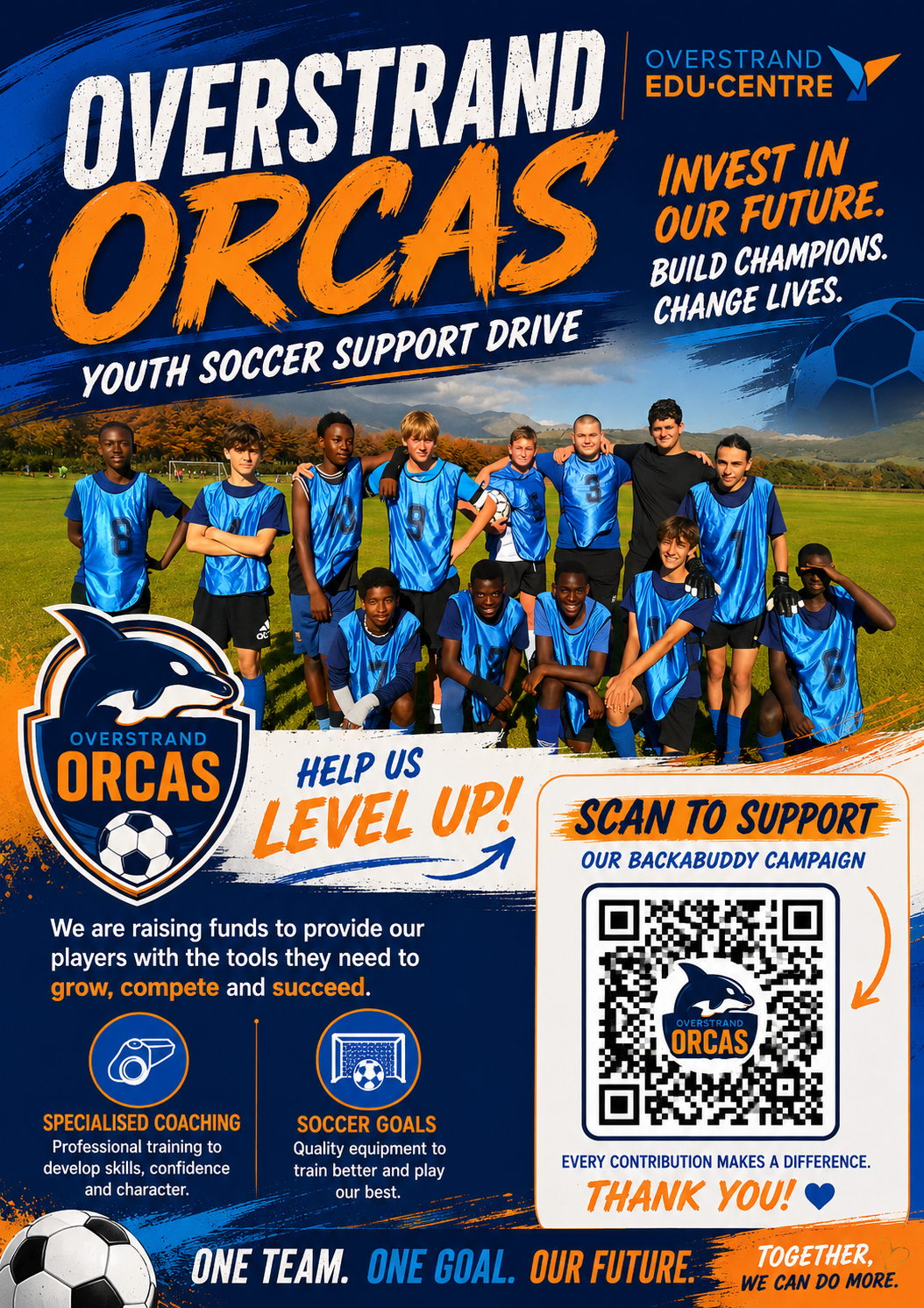 Overstrand Orcas Youth Soccer Support Drive