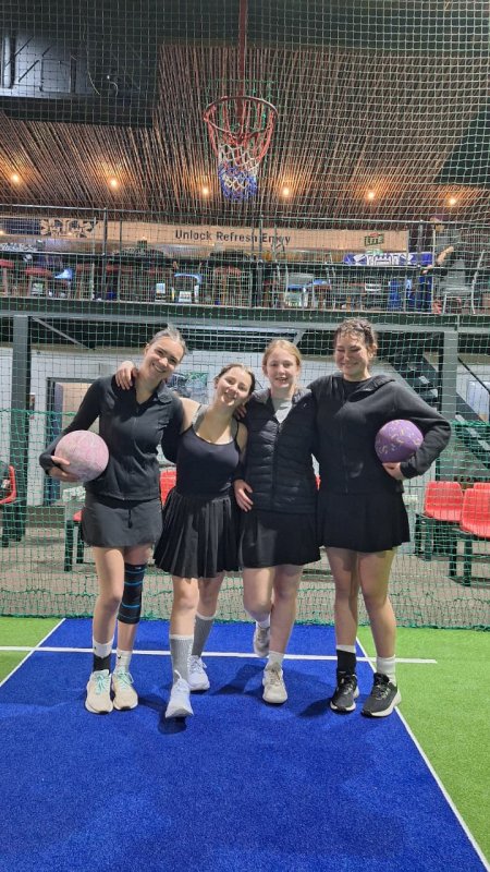 OCA Netball action